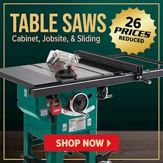 Banner for Catalog Drop Table Saws