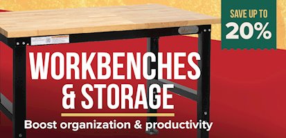 Banner for Christmas-Sale-Workbenches-Storage
