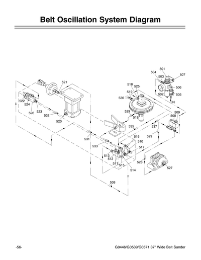 Parts for G0446 37