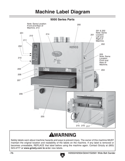 Part Diagram for G0447