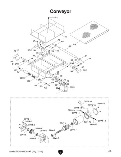 Part Diagram for G0459P