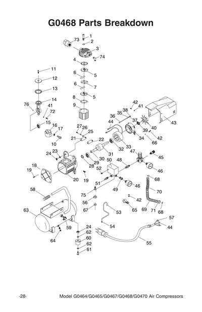 Part Diagram for G0468