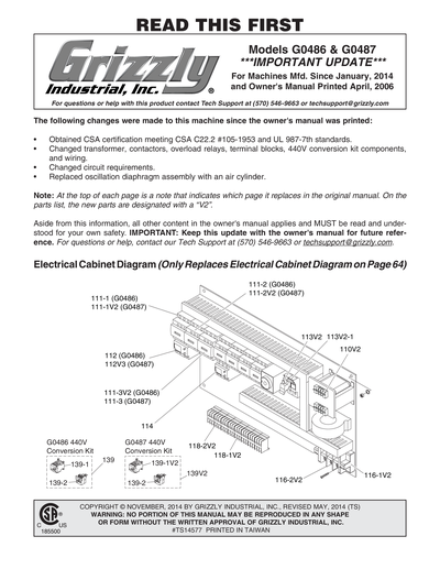 Part Diagram for G0487