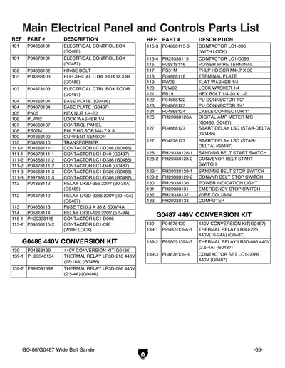 Part Diagram for G0487