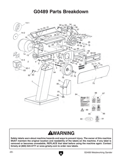 Part Diagram for G0489