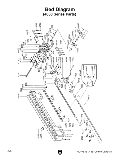 Part Diagram for G0492