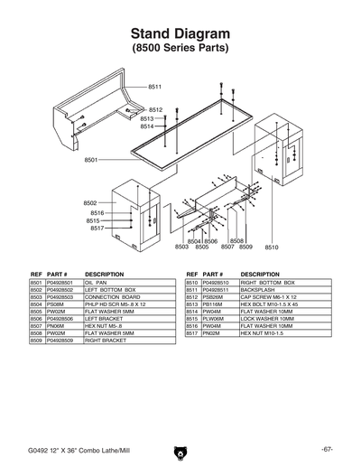 Part Diagram for G0492