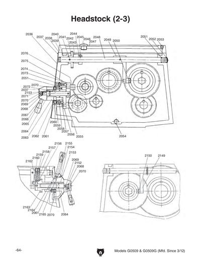 Part Diagram for G0509G