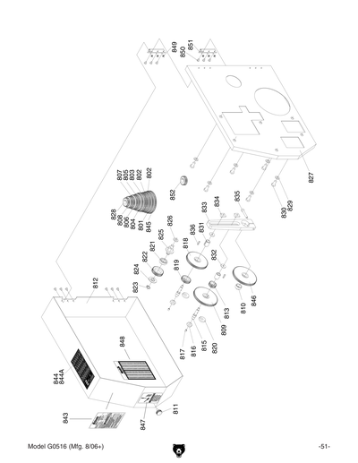 Part Diagram for G0516