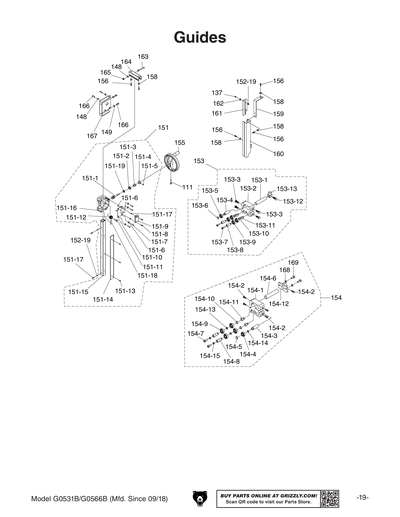 Part Diagram for G0531B