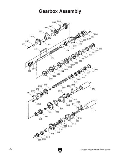 Part Diagram for G0554