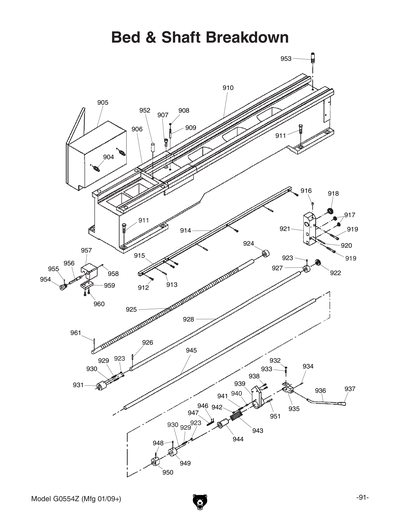 Part Diagram for G0554Z