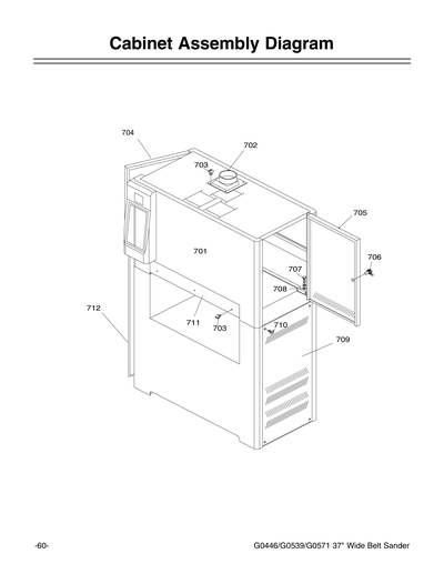 Part Diagram for G0571