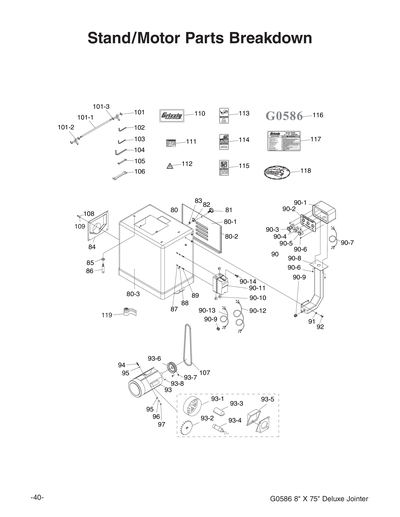 Part Diagram for G0586