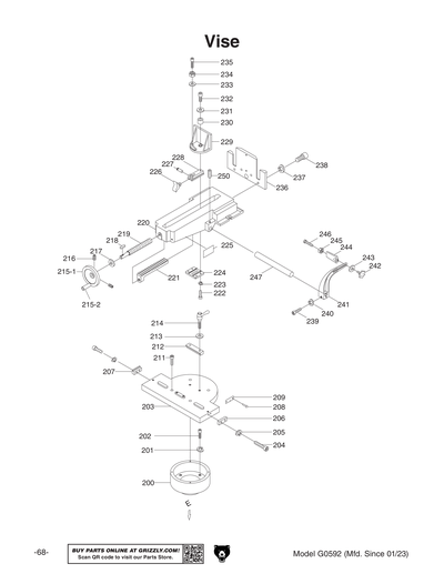 Part Diagram for G0592