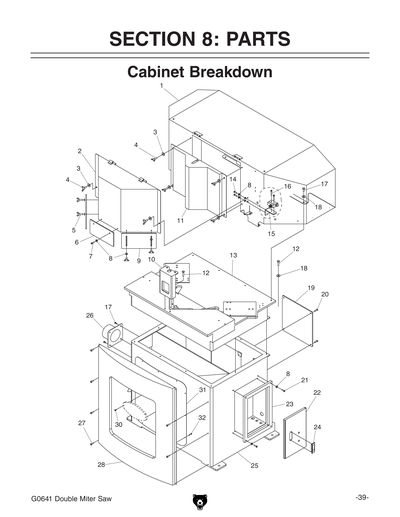 Part Diagram for G0641