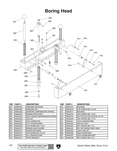 Part Diagram for G0642