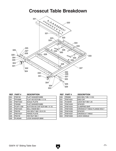 Part Diagram for G0674