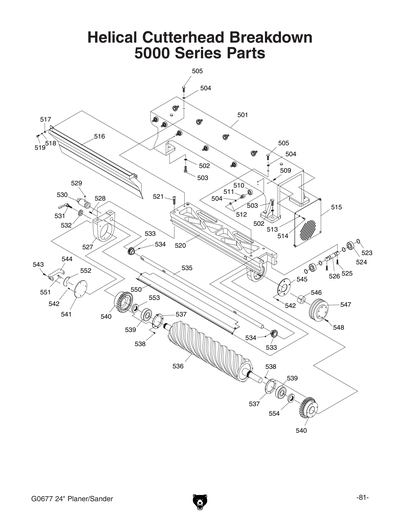 Part Diagram for G0677