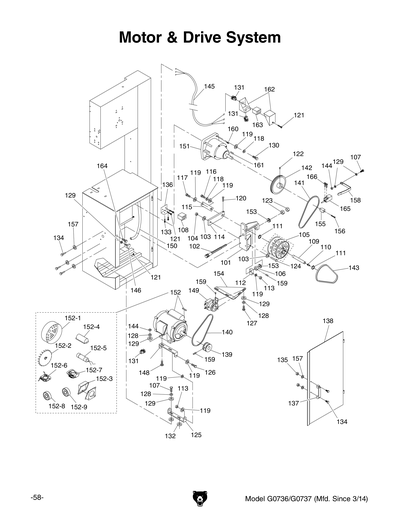 Part Diagram for G0736