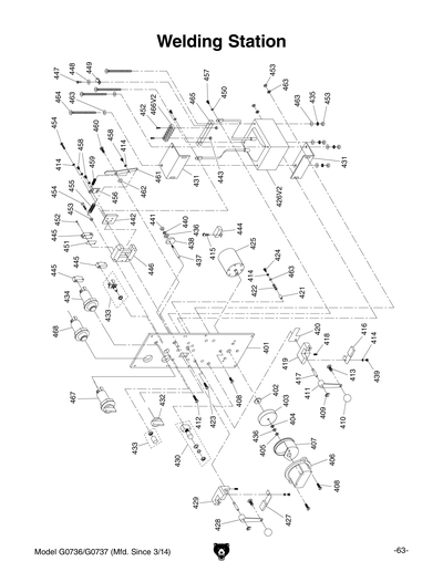 Part Diagram for G0736