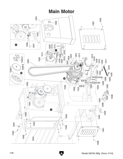 Part Diagram for G0740
