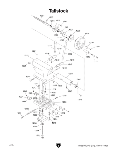 Part Diagram for G0740