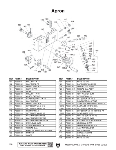Part Diagram for G0752Z