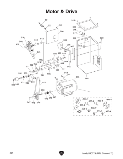 Part Diagram for G0773