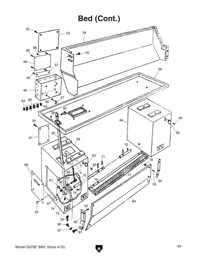 Part Diagram for G0782