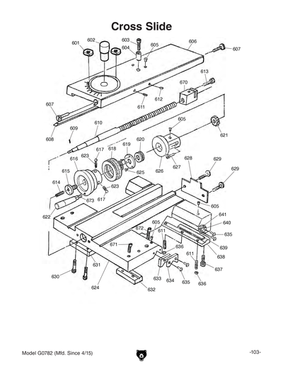Part Diagram for G0782