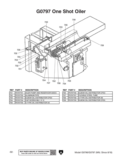 Part Diagram for G0797