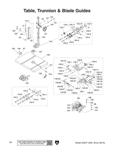 Part Diagram for G0817