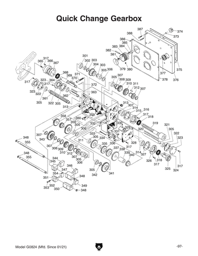 Part Diagram for G0824