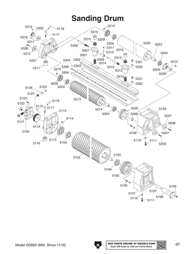 Part Diagram for G0866