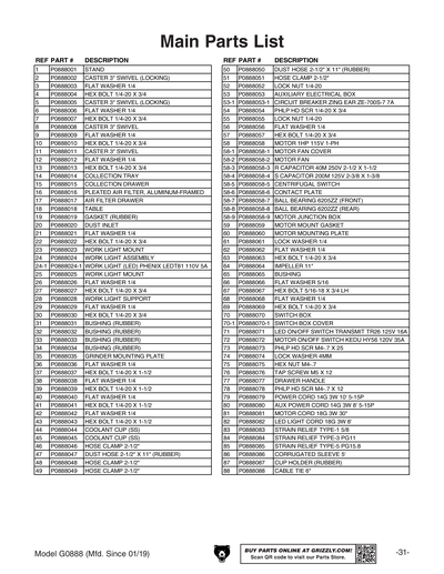 Part Diagram for G0888