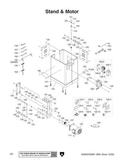 Part Diagram for G0890