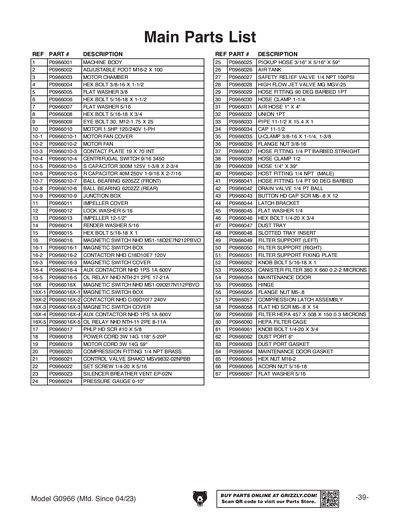 Part Diagram for G0966