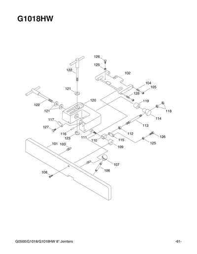 Part Diagram for G1018HW