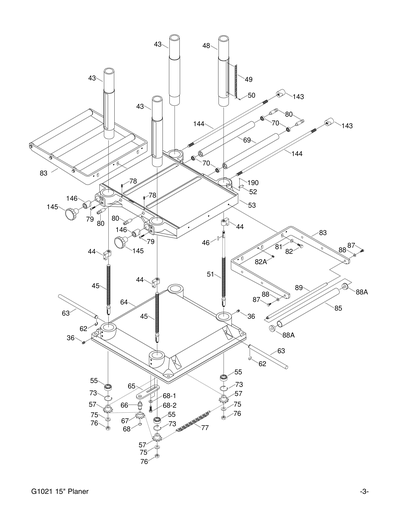 Part Diagram for G1021