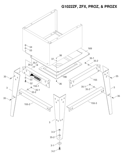 Part Diagram for G1022PROZ