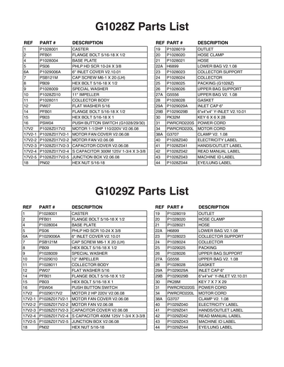 Part Diagram for G1029Z