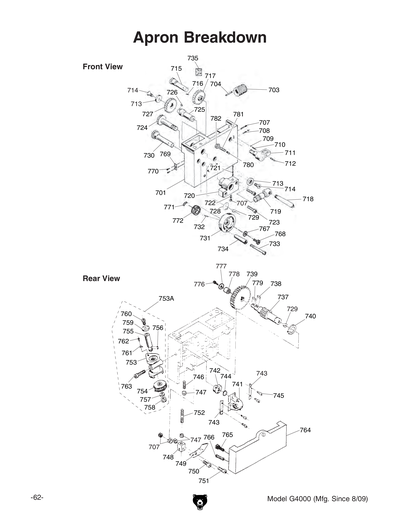 Part Diagram for G4000