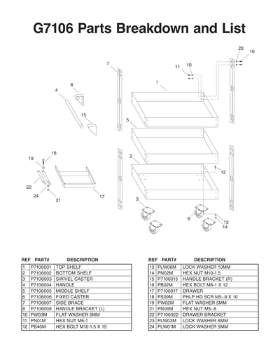 Part Diagram for G7106