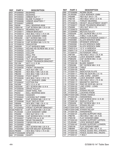 Part Diagram for G7209