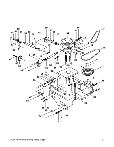 Part Diagram for G8621