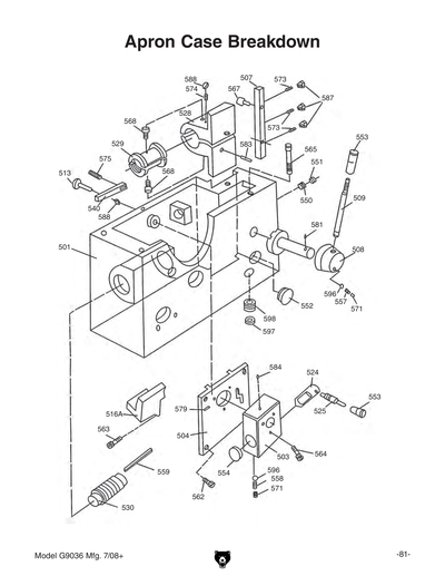 Part Diagram for G9036