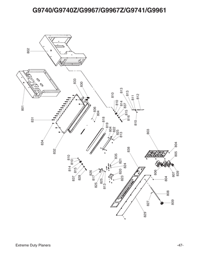 Part Diagram for G9740Z