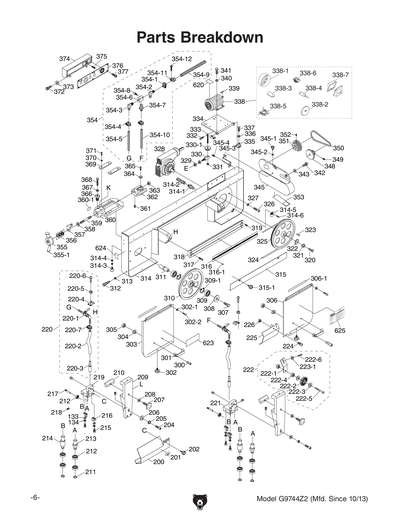 Owz ページ Parts for G9744Z2 10