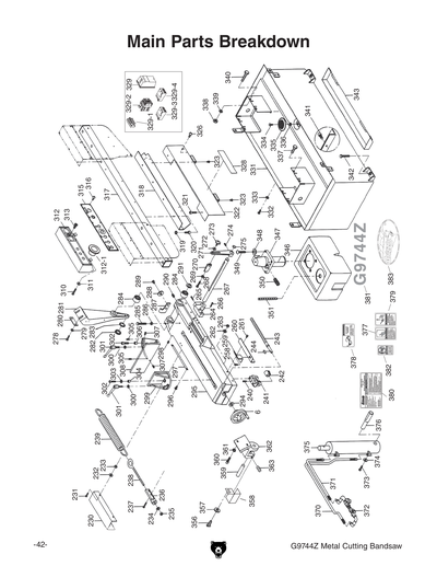 Part Diagram for G9744Z